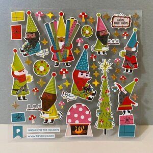 Pipsticks Stickers Gnome For The Holidays